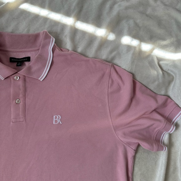Perfect summer Pink Pique Polo! - Picture 2 of 5